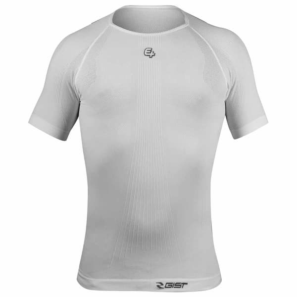 Gist Kortärmad Baslager E+ Microfibre Vit L-XL Man