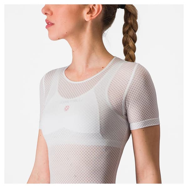 Castelli Kortärmad Baslager Pro Mesh Beige M Kvinna