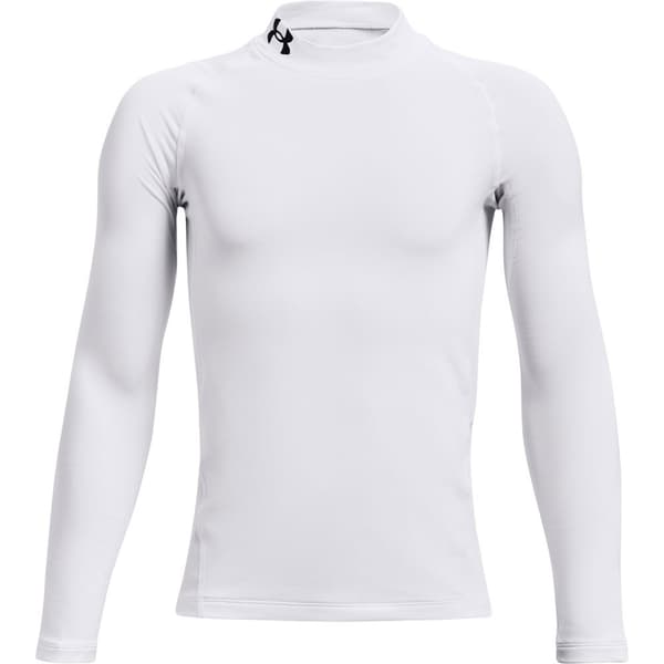 Under Armour Långärmad T-shirt Coldgear Armour Mock Vit M Pojke