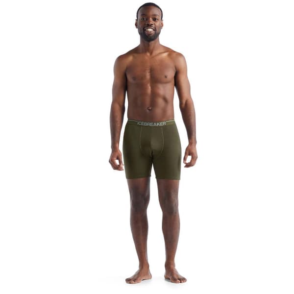 Icebreaker Merino Boxer Anatomica Long Vihreä XL Mies