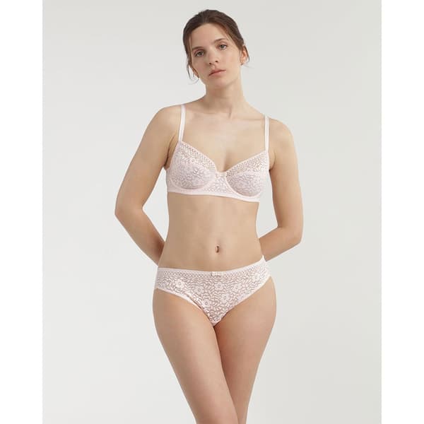 Dim Paris Bh Med Bøjler Med Blonder Sublim Beige 85 / B Kvinde