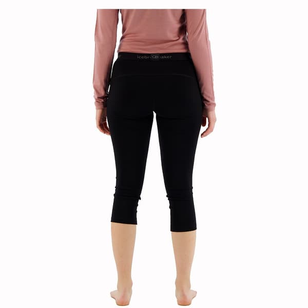 Icebreaker 200 Oasis Legless Merino 3/4 Leggings Sort XS Kvinde