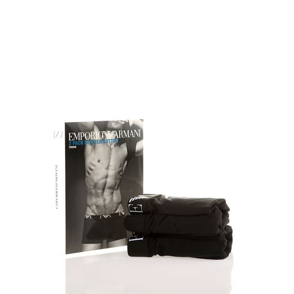 Emporio Armani Bokser 111210-cc715 2 Enheder Sort S Mand