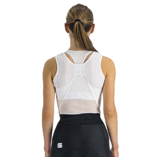 Sportful Ärmlös Baslager Pro Vit 2XL Kvinna