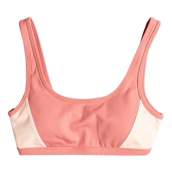Roxy Sports-bh Heart Into It Colorblock Rosa M Kvinde