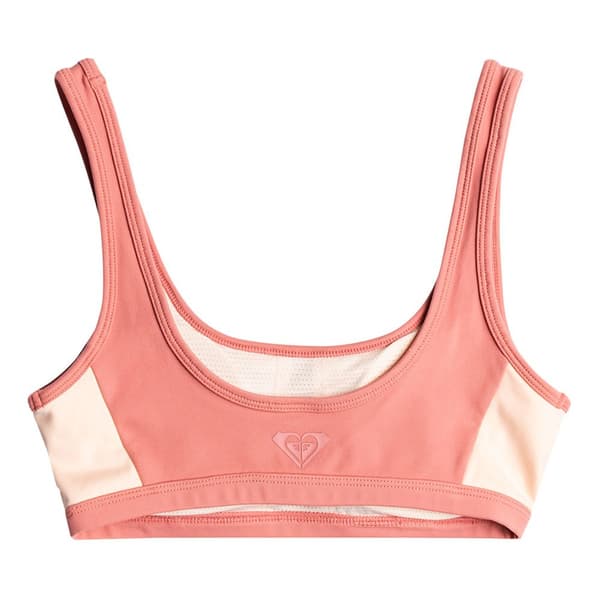 Roxy Sports-bh Heart Into It Colorblock Rosa M Kvinde