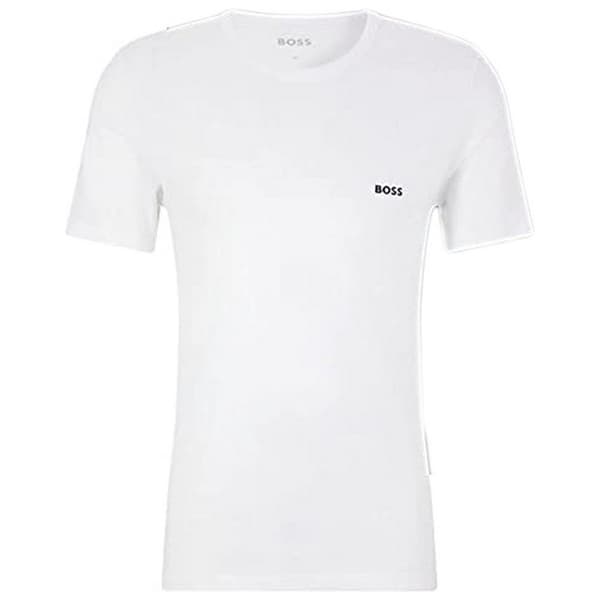 Boss Rund Nacke Kortärmad Baslager Classic 3 Enheter Vit XS Man