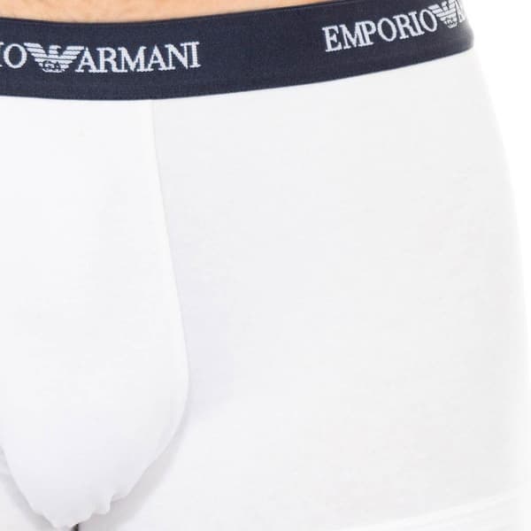 Emporio Armani Boxare 111357-cc717 3 Enheter Vit L Man