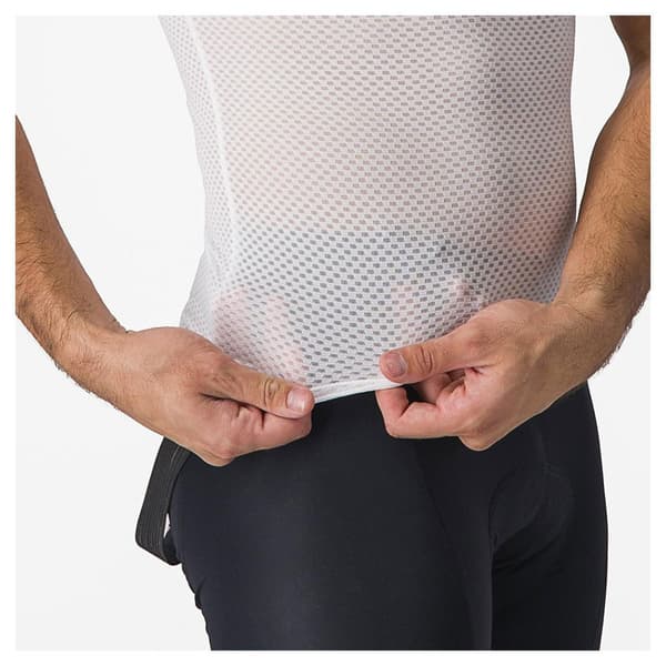 Castelli Kort Ærme Basislag Pro Mesh 2.0 Hvid XL Mand