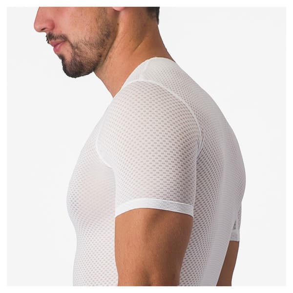 Castelli Kort Ærme Basislag Pro Mesh 2.0 Hvid XL Mand