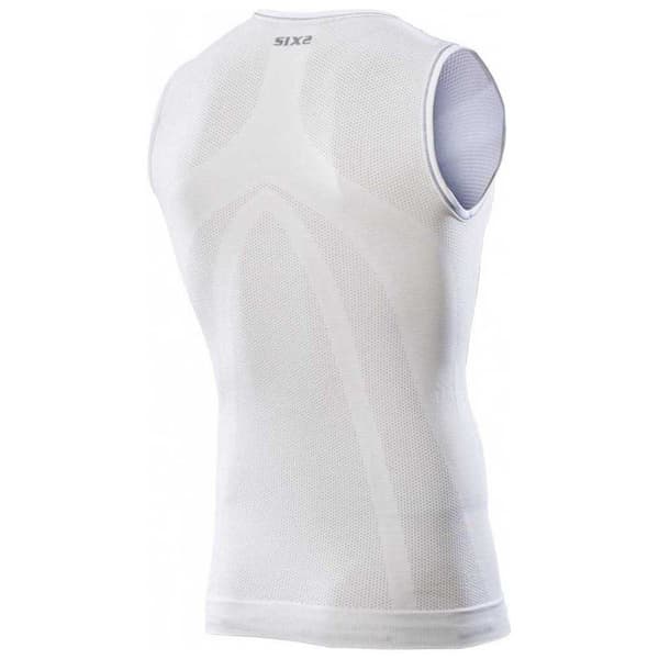Sixs Ärmlös T-shirt Carbon Vit XS-S Man