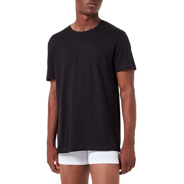 Boss Kortærmet Rundhalsbaselag Comfort 2 Enheder Sort 2XL Mand