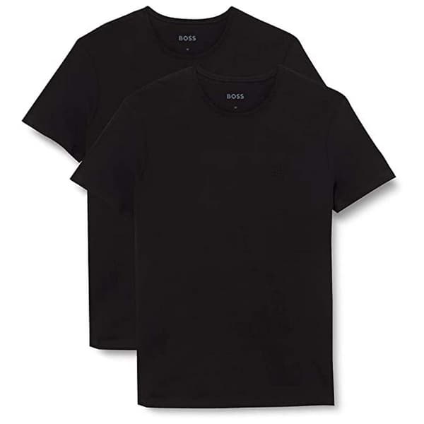 Boss Kortærmet Rundhalsbaselag Comfort 2 Enheder Sort 2XL Mand