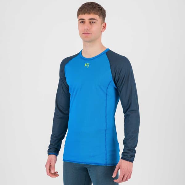 Karpos Dinamico Octa Langærmet Baselayer Blå XL Mand