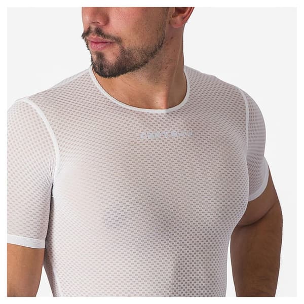 Castelli Pro Mesh 2.0 Kortærmet Baselayer Hvid XS Mand