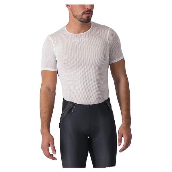 Castelli Pro Mesh 2.0 Kortærmet Baselayer Hvid 2XL Mand