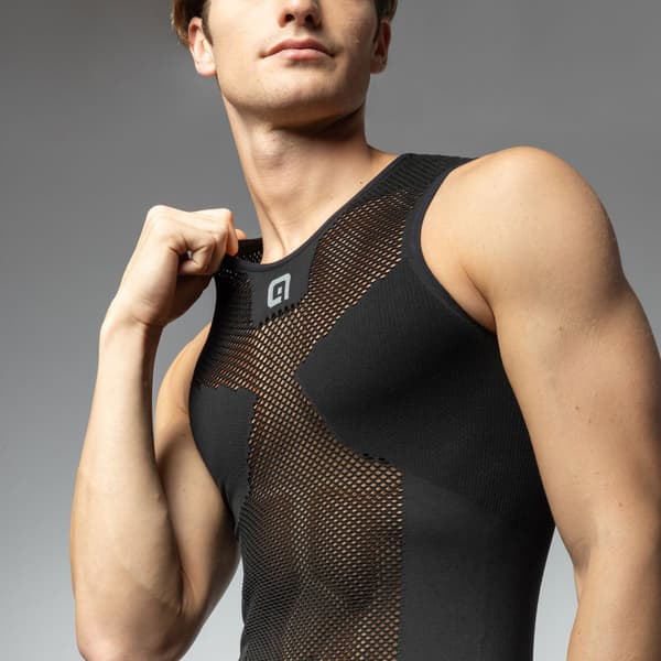 Ale S2 Summer Ærmeløs Baselayer Sort S-M Mand