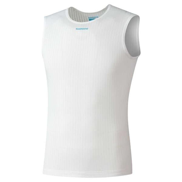 Shimano Vertex Ærmeløs Baselayer Hvid M Mand
