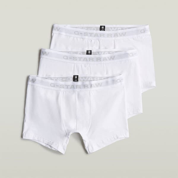 G-star D23771-d516 Boxare 3 Enheter Vit L Man