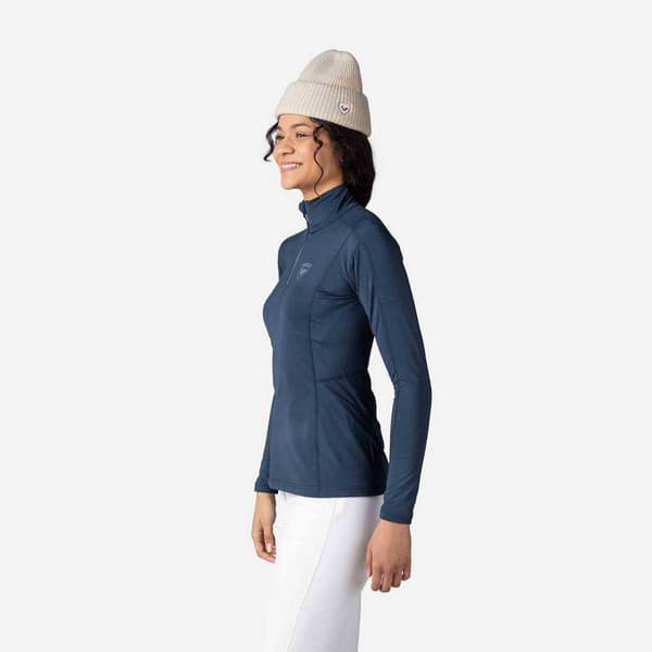 Rossignol Classique Langærmet Baselayer Blå S Kvinde