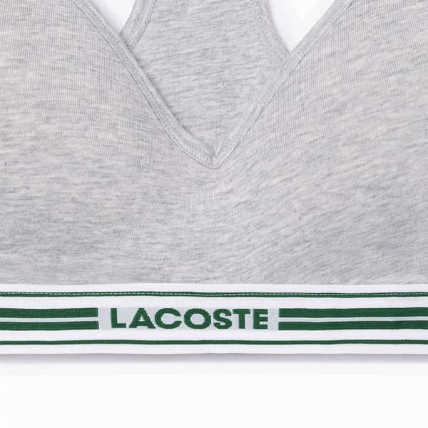 Lacoste If8403 Sport-bh Grå M Kvinna