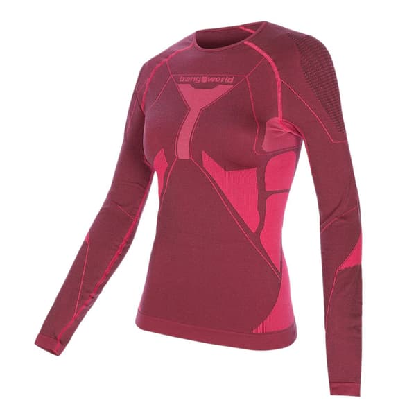 Trangoworld Interior Puil Langærmet Baselayer Rød L Kvinde