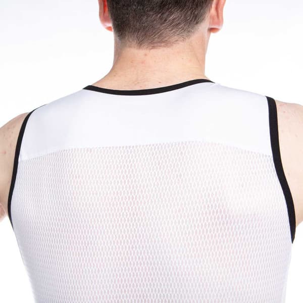 Bioracer Ns Ærmeløs Baselayer Hvid XL Mand
