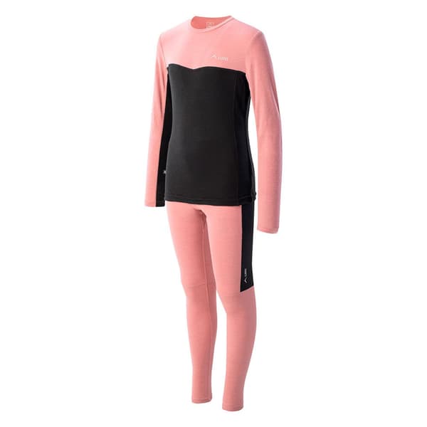 Elbrus Melor Merino Tg Baslager Set Rosa 13 Years Pojke
