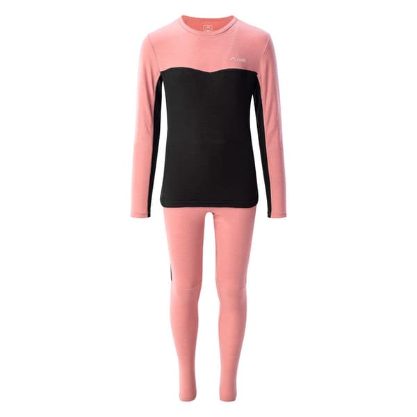 Elbrus Melor Merino Tg Baslager Set Rosa 13 Years Pojke