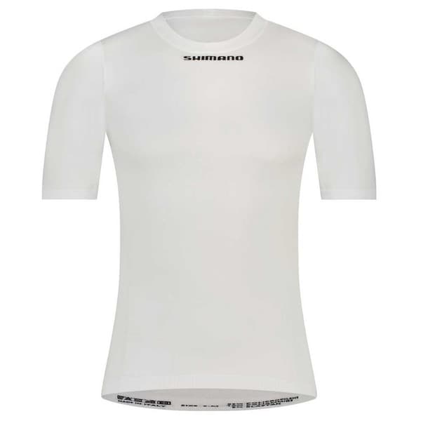 Shimano Vertex Kortærmet Baselayer Hvid S-M Mand
