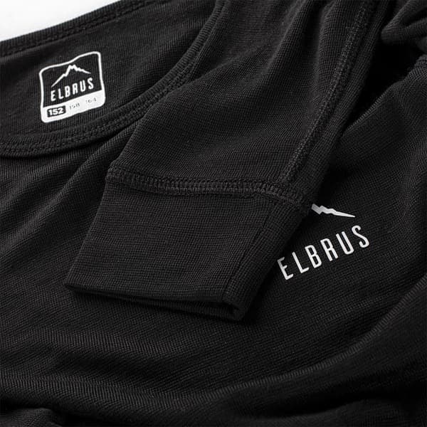 Elbrus Melor Merino Baslager Shorts Svart 13 Years Pojke