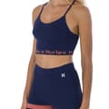 Miniatyrbild 1 av 6: Hurley Contrast Text Sport-bh Lila S Kvinna