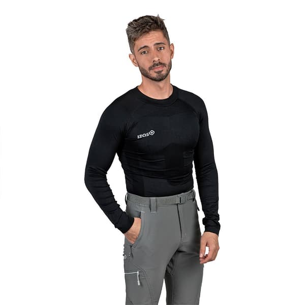 Izas Oslo Långärmad Baslager Svart 2XL Man