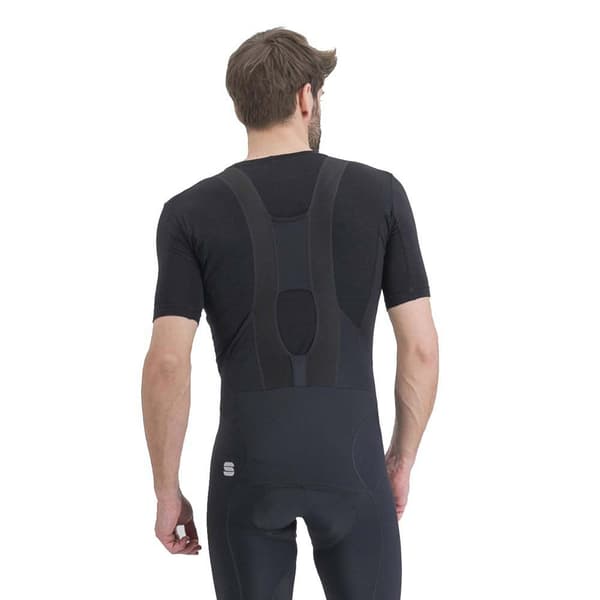 Sportful Merino Layer Kortærmet Baselayer Sort 2XL Mand