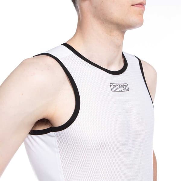 Bioracer Ns Ærmeløs Baselayer Hvid 2XL Mand