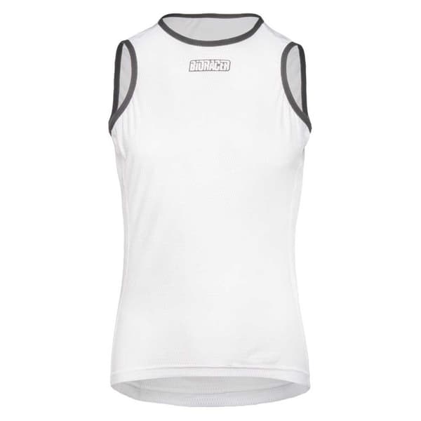 Bioracer Ns Ærmeløs Baselayer Hvid 2XL Mand