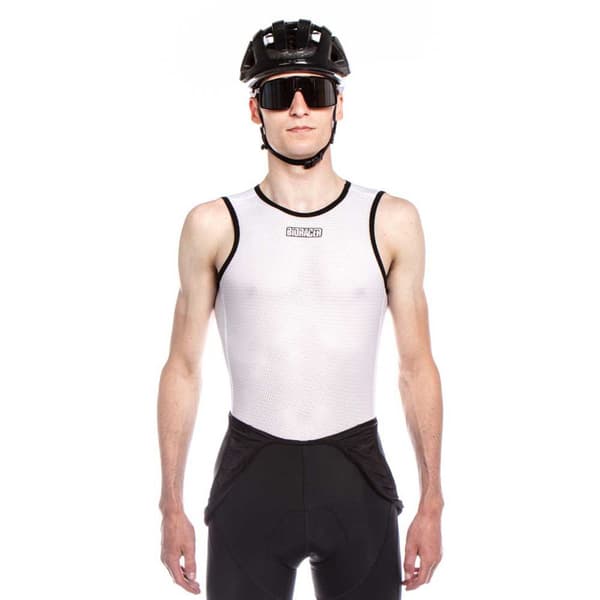 Bioracer Ns Ærmeløs Baselayer Hvid 2XL Mand