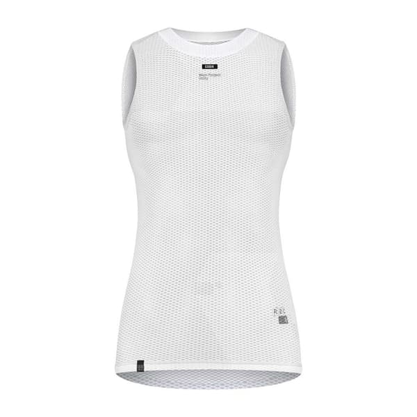 Gobik Second Skin Hihaton Aluspaita Valkoinen XL Nainen