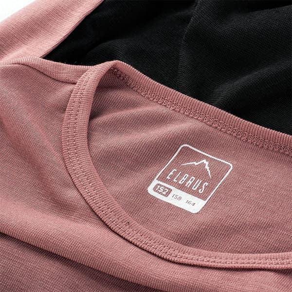 Elbrus Melor Merino Tg Baslager Set Rosa 12 Years Pojke