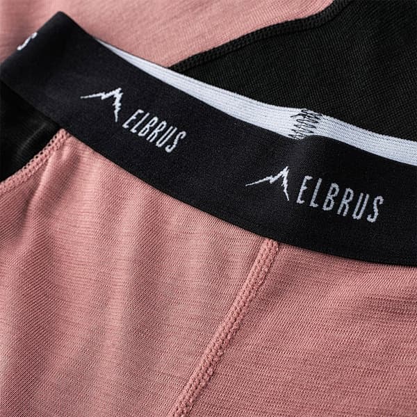 Elbrus Melor Merino Tg Baslager Set Rosa 12 Years Pojke