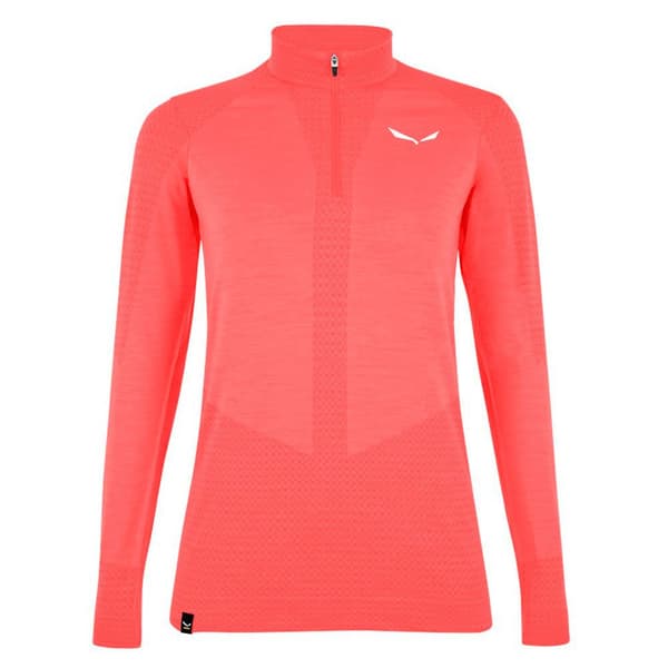 Salewa Zebru Responsive Pitkähihainen Aluspaita Punainen XL Nainen