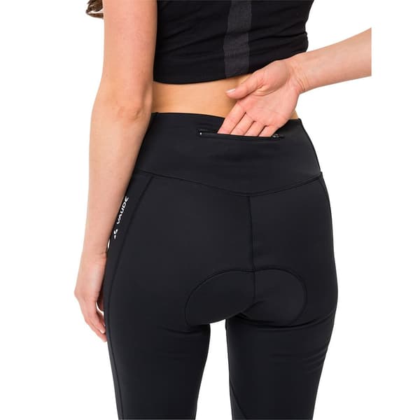 Vaude Bike Posta Warm Baselagbukser Sort 38 Kvinde