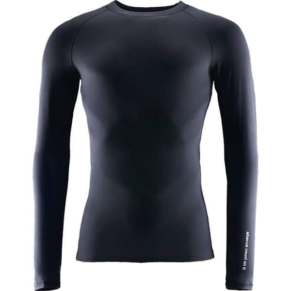 Abacus Golf Compression Langærmet Baselayer Sort M Mand
