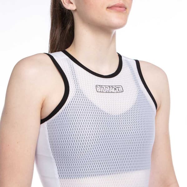 Bioracer Ns Ærmeløs Baselayer Hvid XL Kvinde