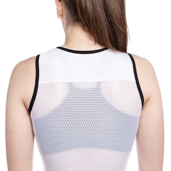 Bioracer Ns Ærmeløs Baselayer Hvid XL Kvinde