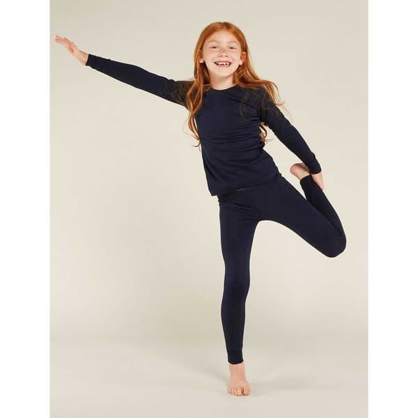 Icebreaker Merino 200 Oasis Langærmet Baselayer Sort 24 Months Dreng