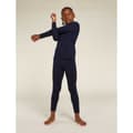 Miniatyrbillede 8 af 8: Icebreaker Merino 200 Oasis Langærmet Baselayer Sort 24 Months Dreng