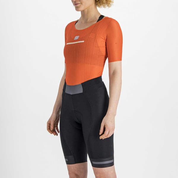 Sportful Pro Kortärmad Baslager Orange S Kvinna