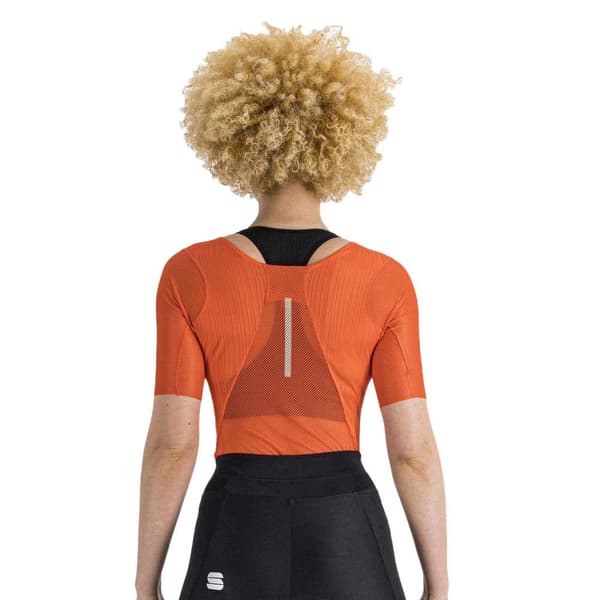 Sportful Pro Kortärmad Baslager Orange S Kvinna
