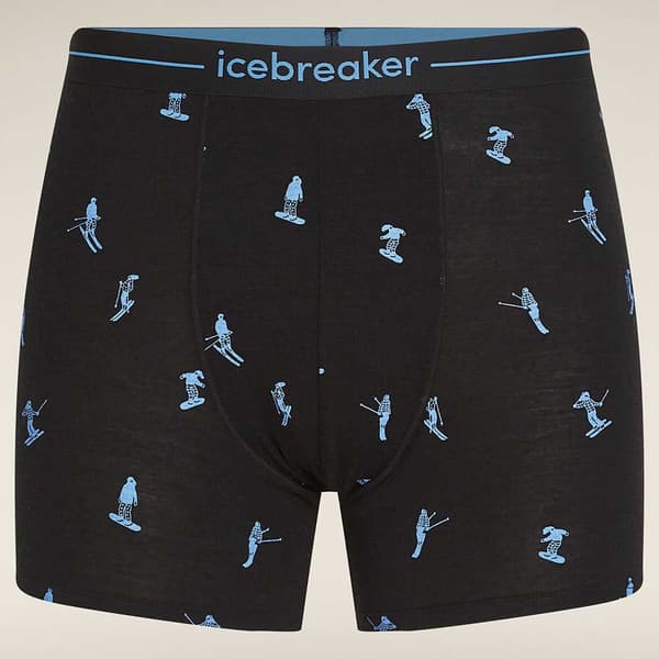 Icebreaker Merino 150 Anatomica Ski Day Boxare Svart S Man